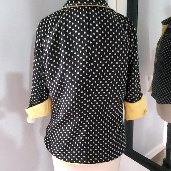 VNTG ALICE&OLIVIA REVERSIBLE COTTON JACKET SIZE LARGE SO CUTE & FEMININE - Picture 5 of 9